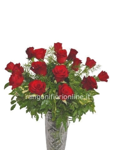 Bouquet di 3 rose rosse